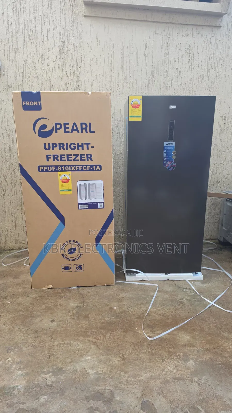 Pearl 600liters Standing Freezer Single Door