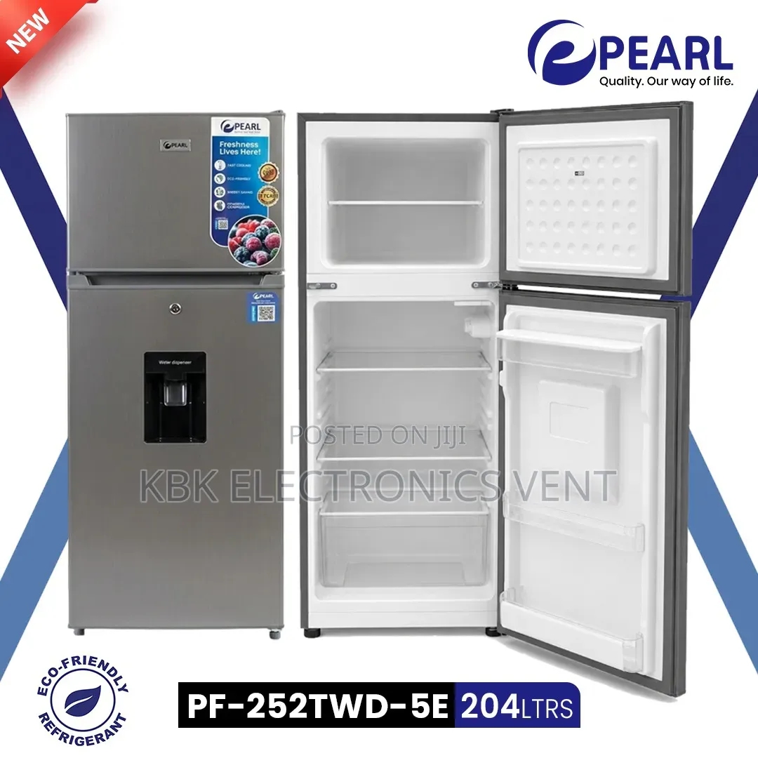 Pearl 204liters Double Door Refrigerator Water Dispenser