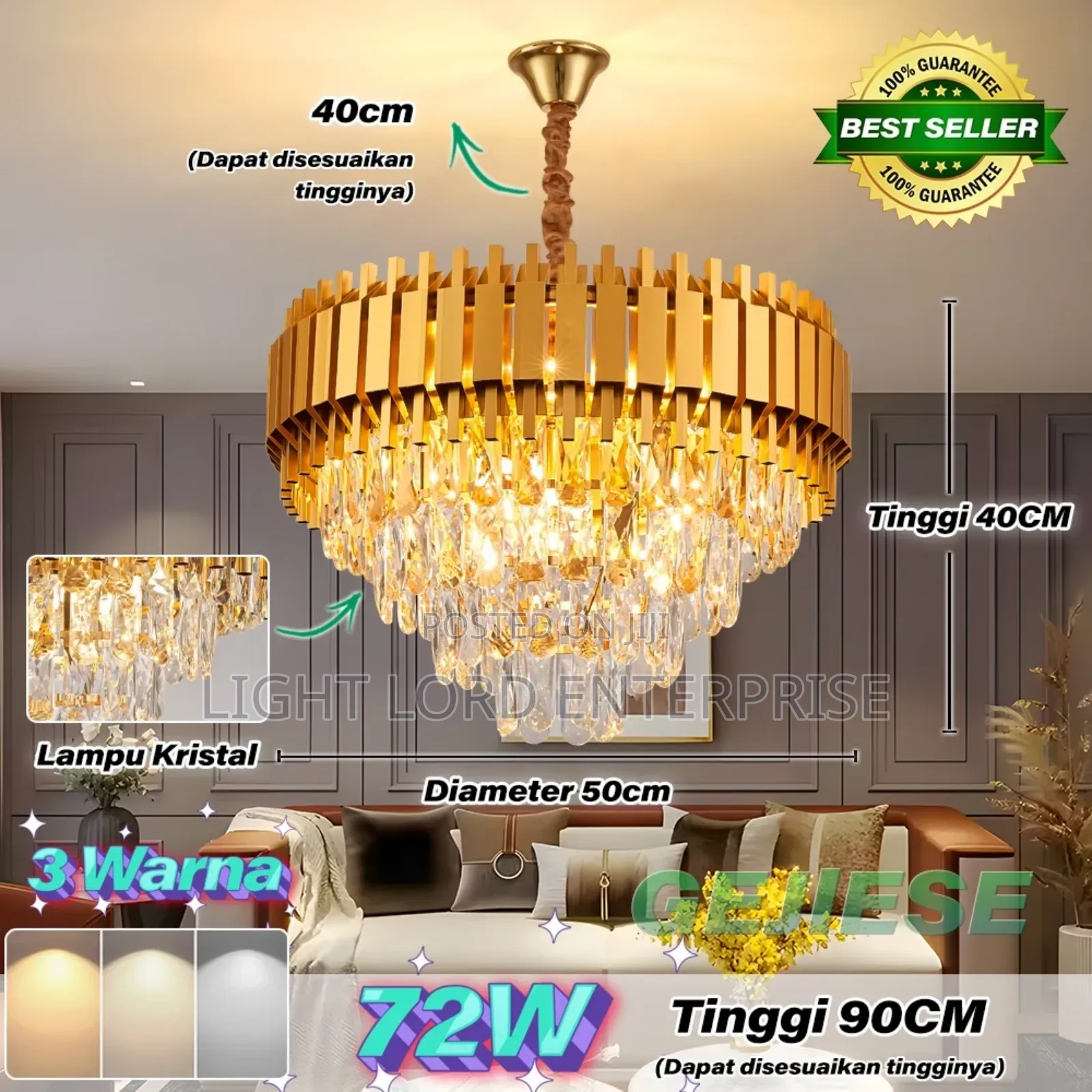 Room Decor Chandelier 400mm/500mm