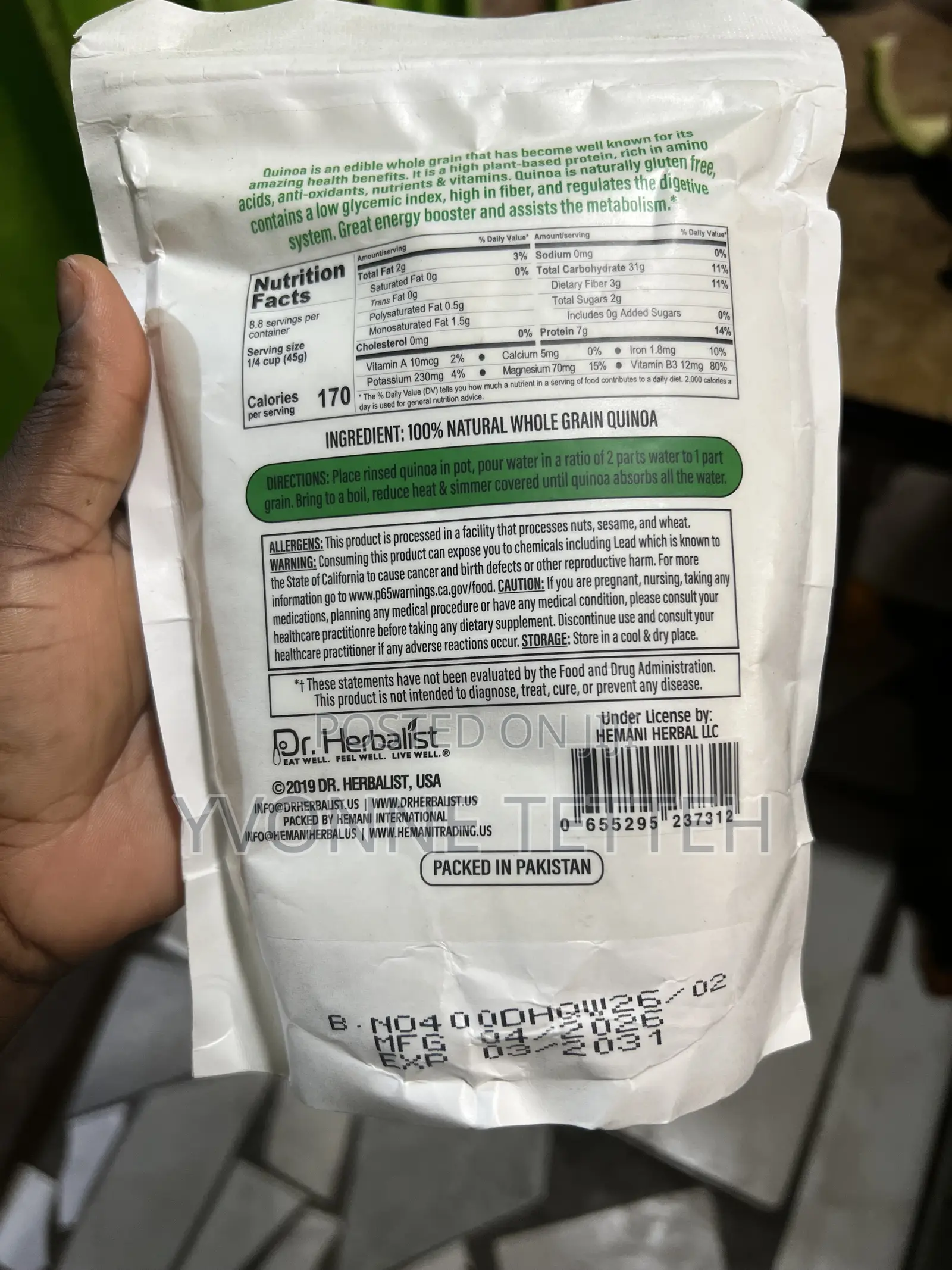 Whole Grain Quinoa