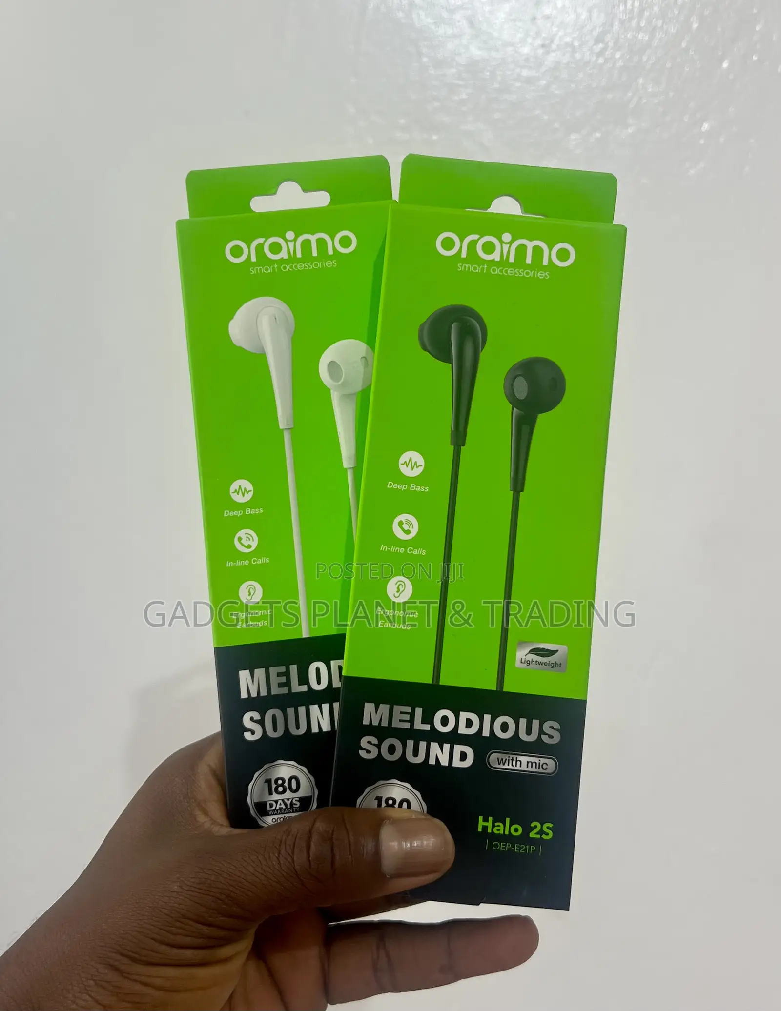 Oraimo Halo 2s Wired Earphones – Melodious Sound With Built-in Mic