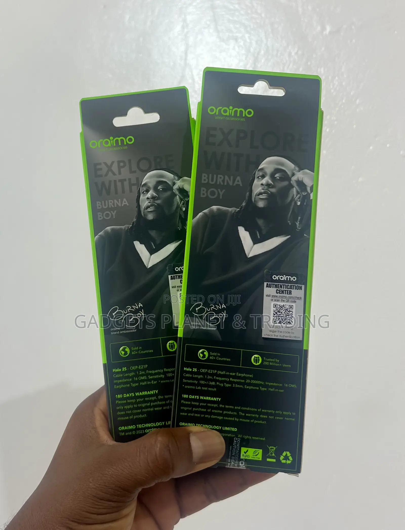 Oraimo Halo 2s Wired Earphones – Melodious Sound With Built-in Mic