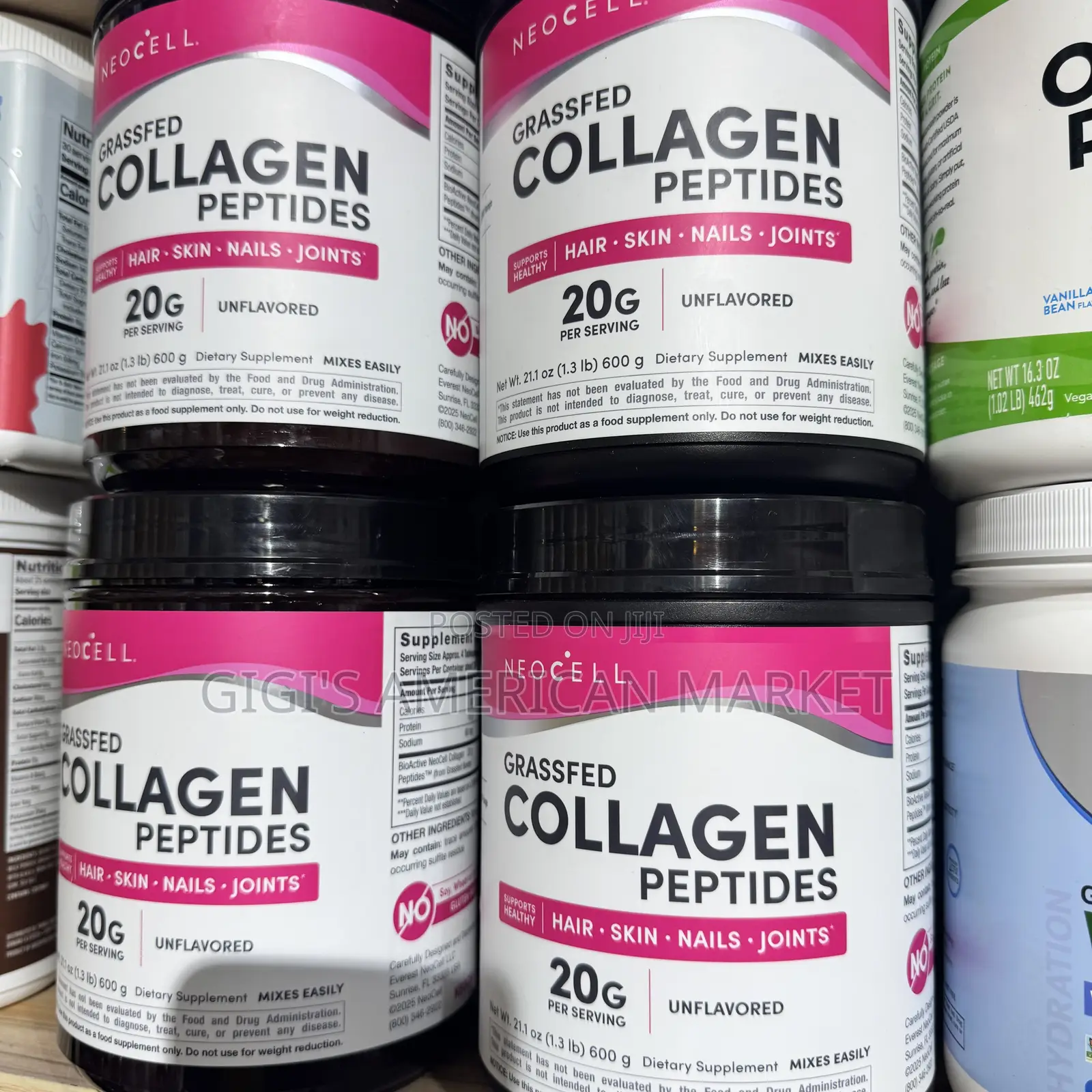 Neocell Grassfed Collagen Peptides 600g