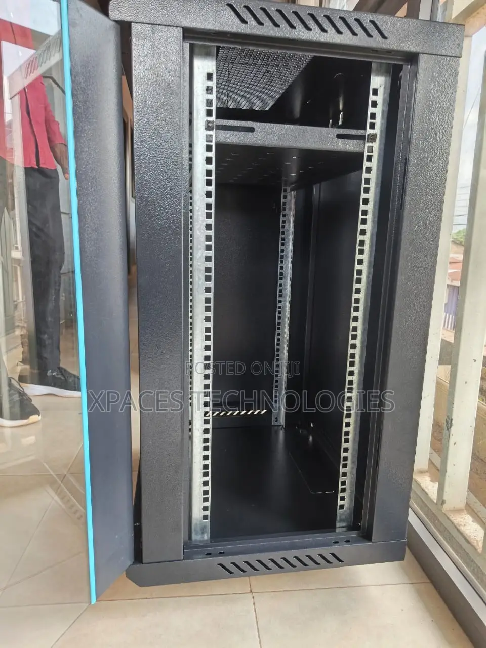 15u Open Frame Server Rack Network Cabinet 19 Inch 800hx 600w Black
