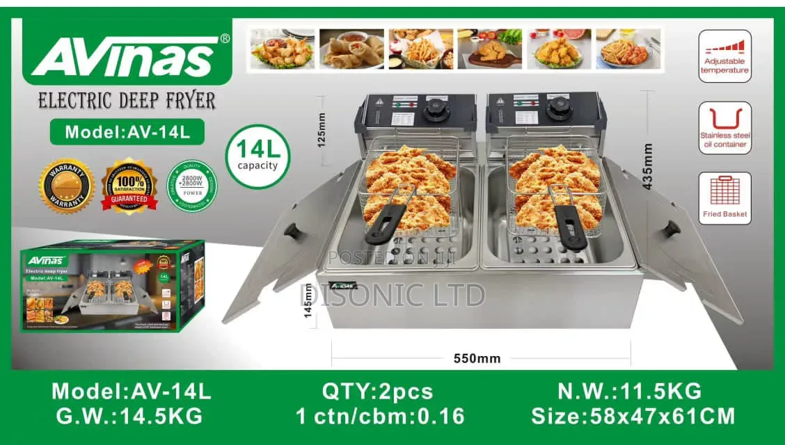 Avinash 14l Deep Fryer