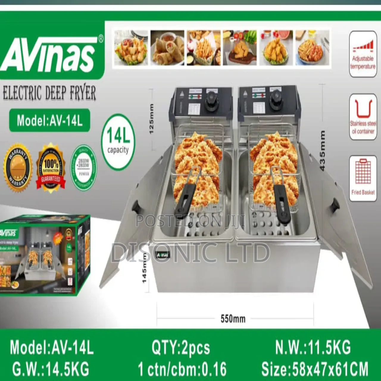 Avinash 14l Deep Fryer