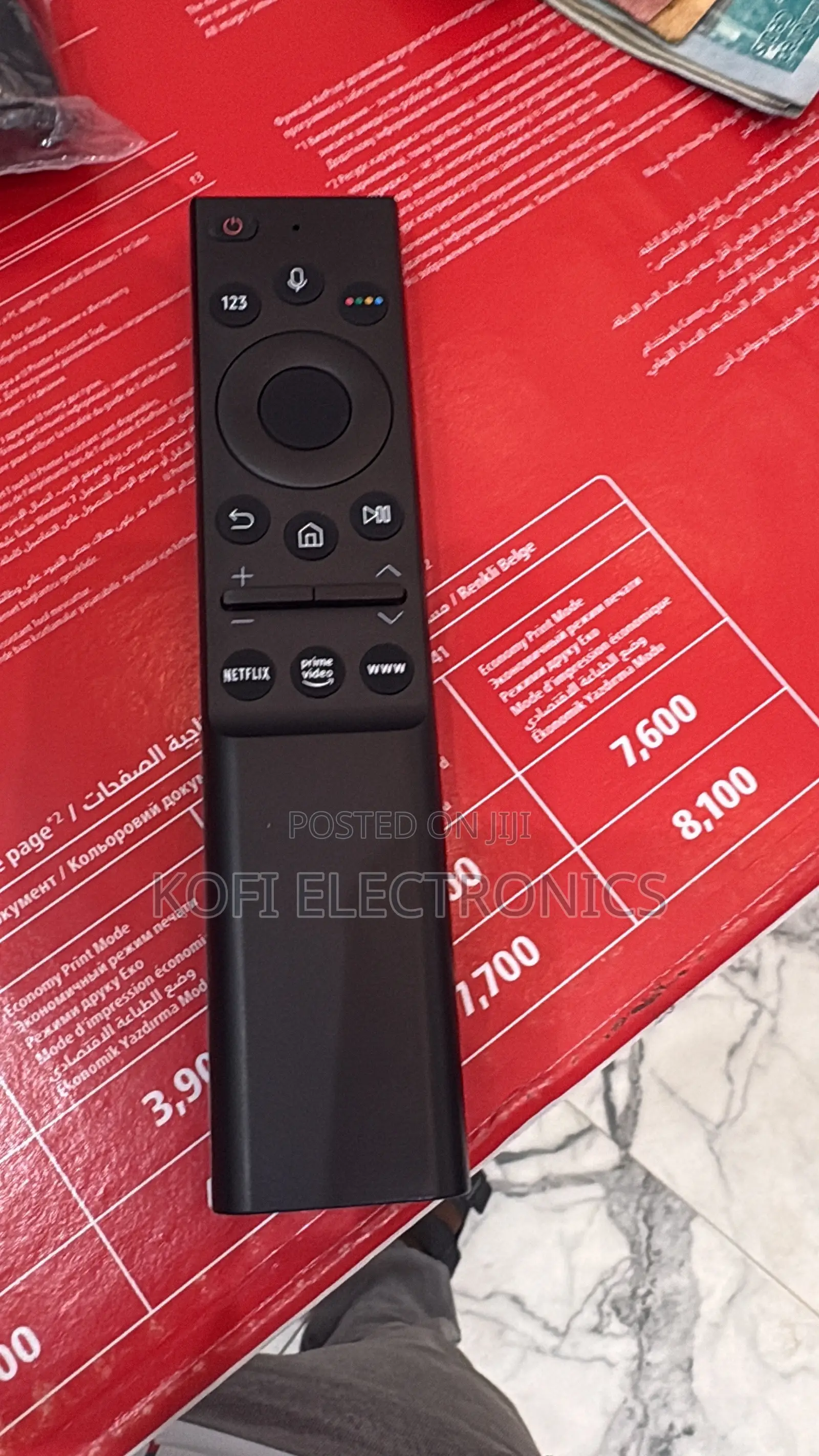 A Streamlined Interface Samsung Smart Remote