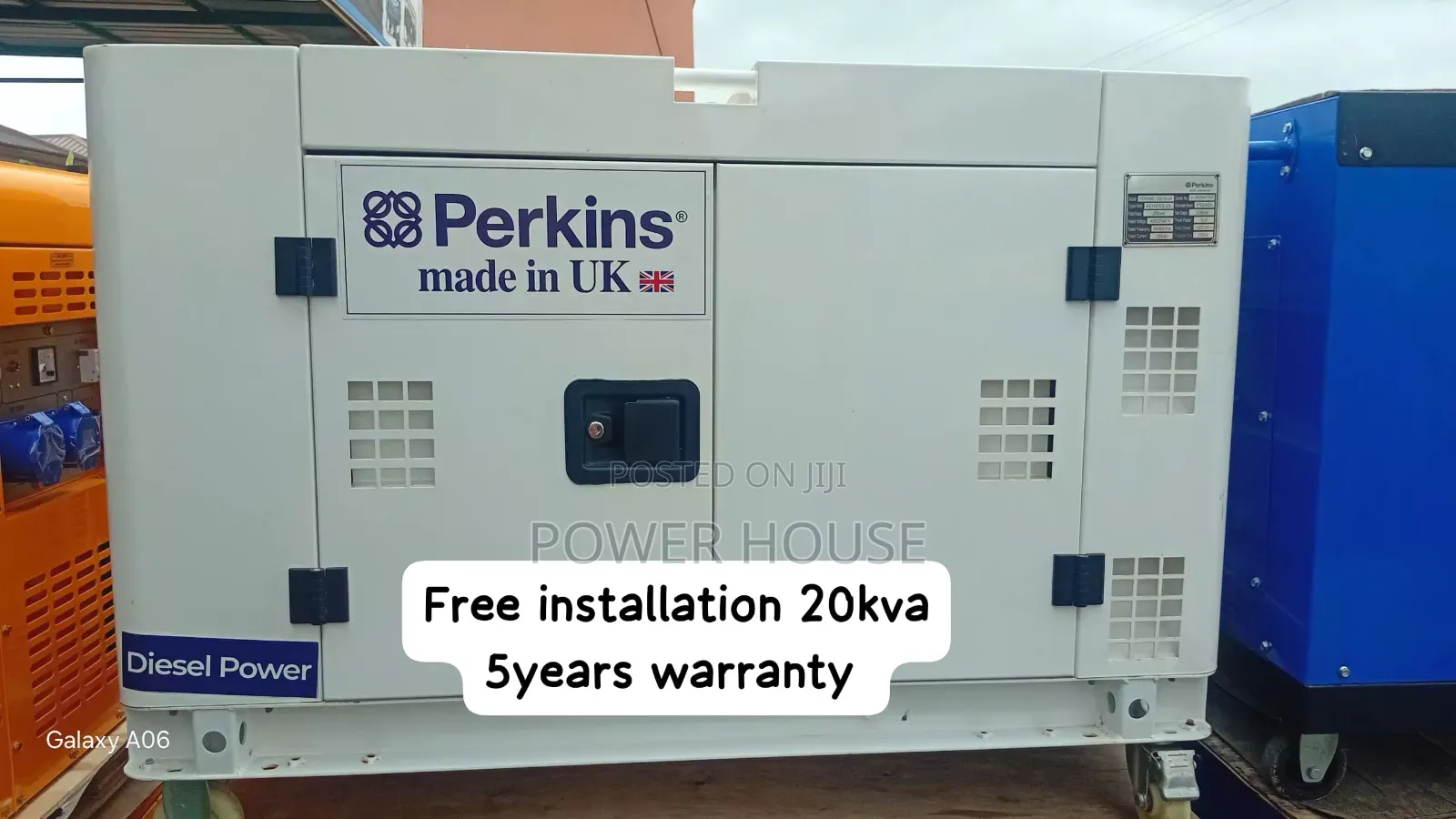 Power Supply With the High-Performance Perkins 20kva Generator