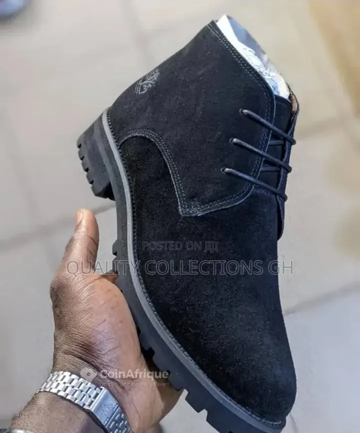 Black Suede Timberland Boots