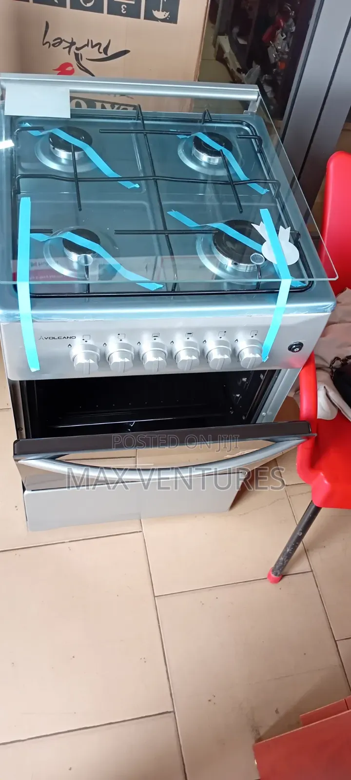 Volcano Kitchen Master 50×50 Gas Cooker 4gas