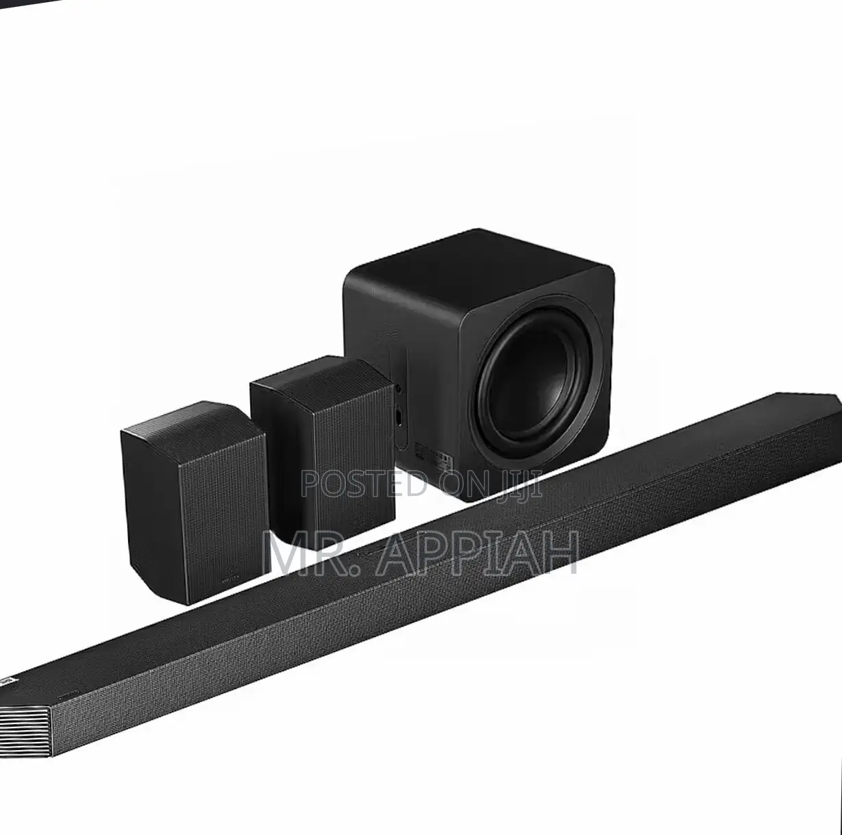 Choose Unique Samsung 9.1.4ch Sound Bar W/Subwoofer + Rear Speaker 