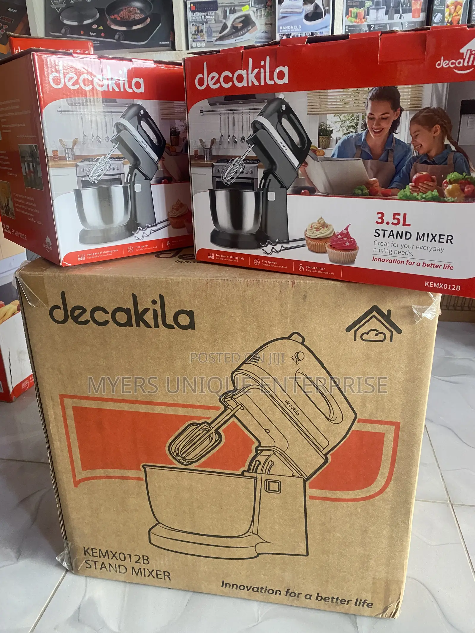 2in1 Decakila Stand Mixer(3.5l),Beater+Dough Hook Included