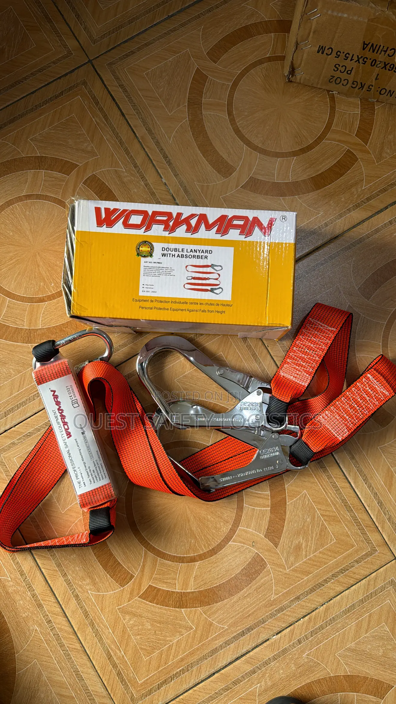 Workman Lanyard With Shock Absorber