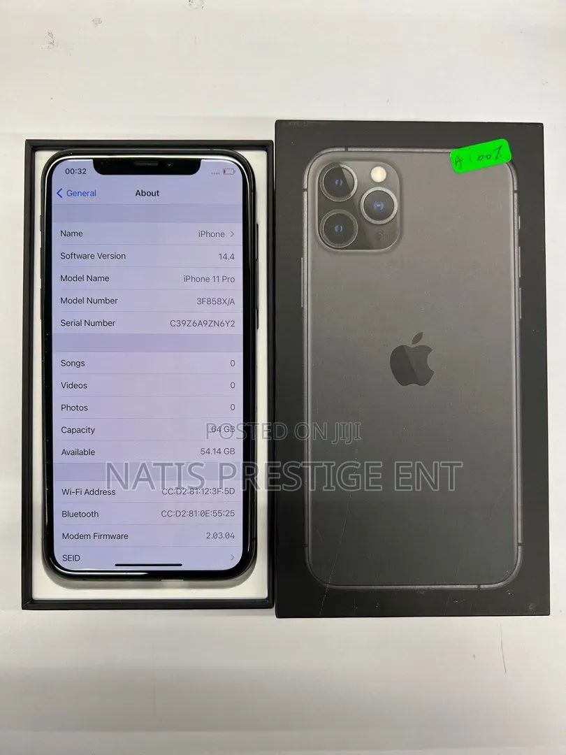 New Apple iPhone 11 Pro 64 GB Black