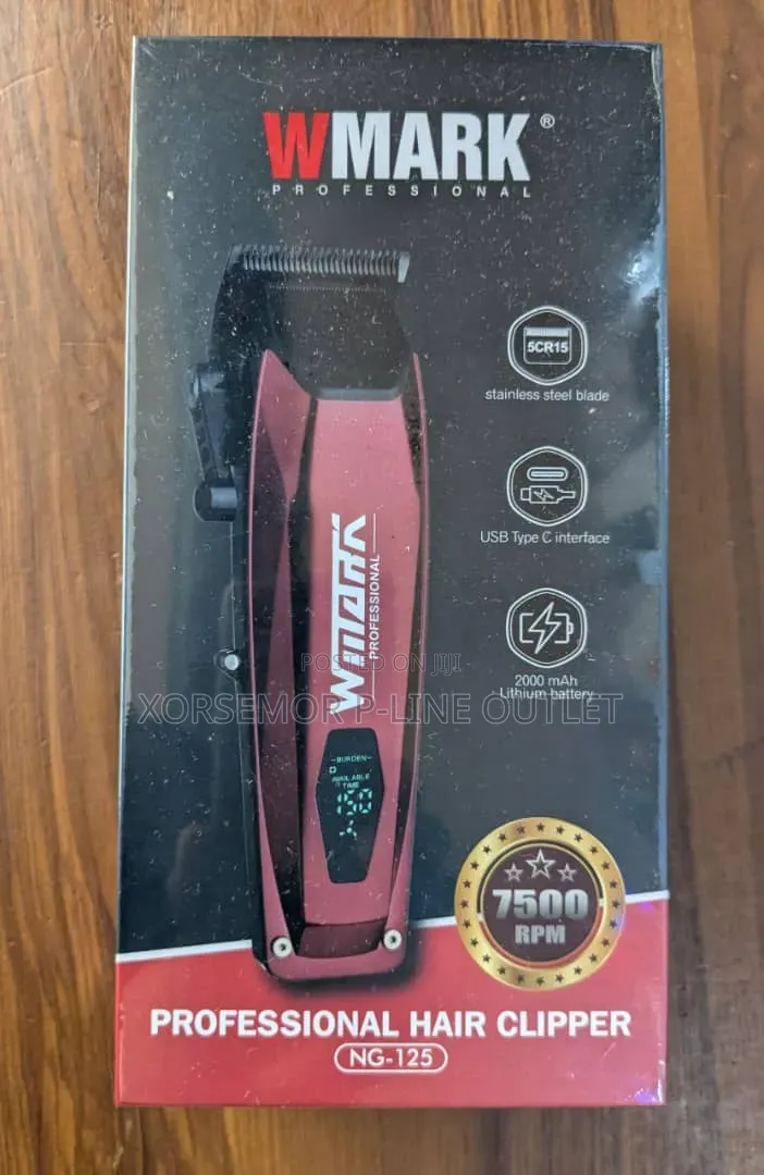 Wmark Ng-125 Salon Series Hair Clipper 5cr15 Stainless Steel Fixed