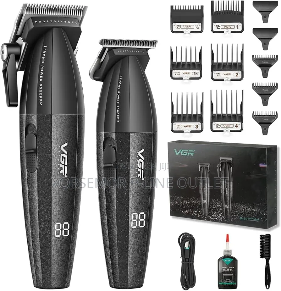 VGR-640 S2 Series Hair Clipper Cordless Trimmer Trimmer Set,