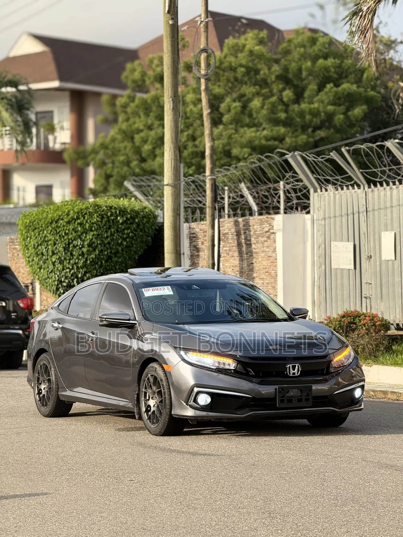 Honda Civic Touring Sedan 2020 Gray