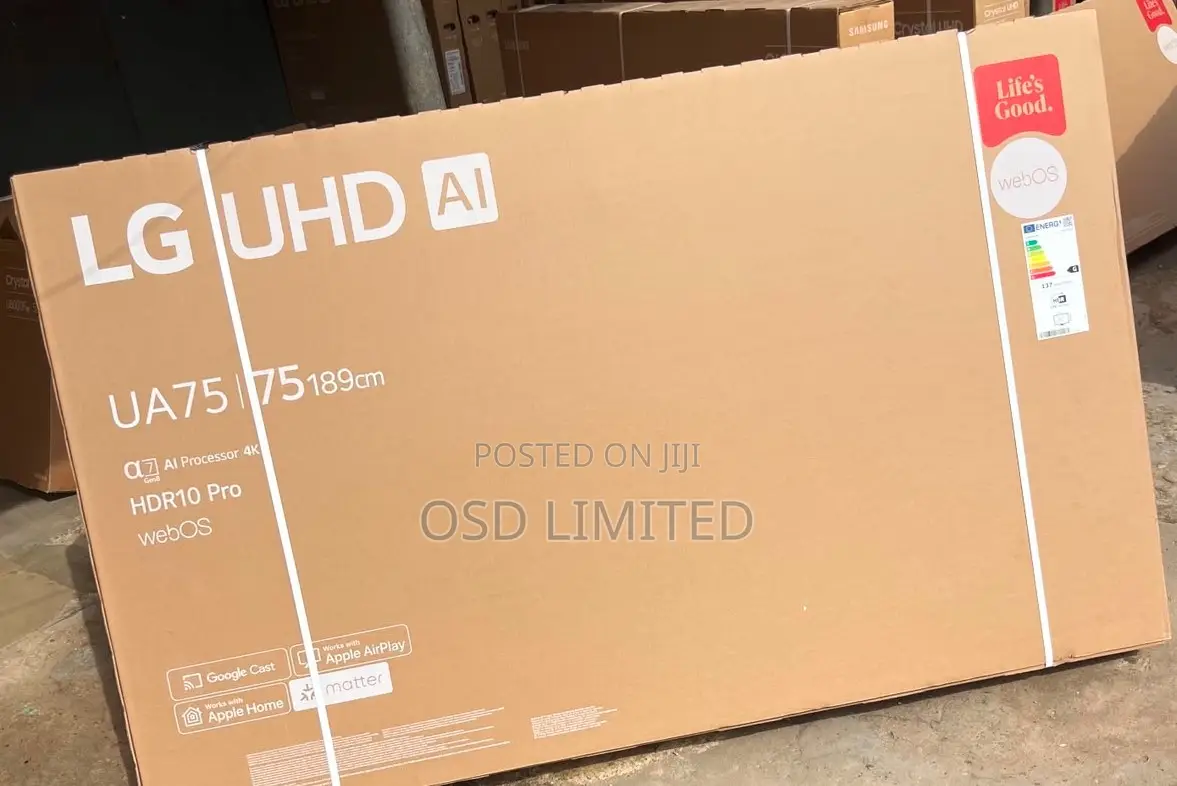 Control Your World: Lg 75" Smart Tv With Ai Voice Id