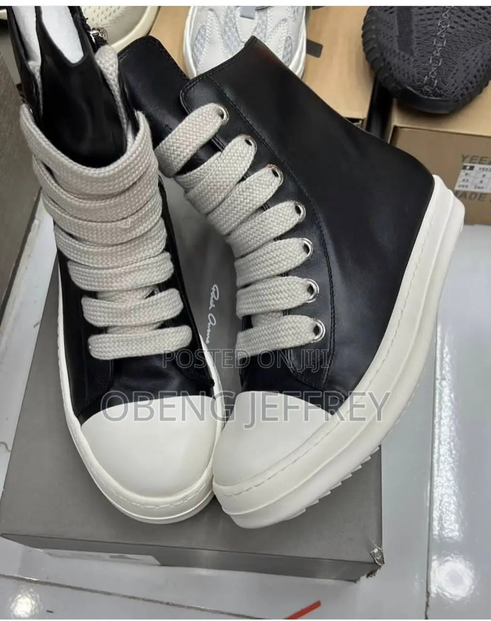 Original Rick Owen High Black/White