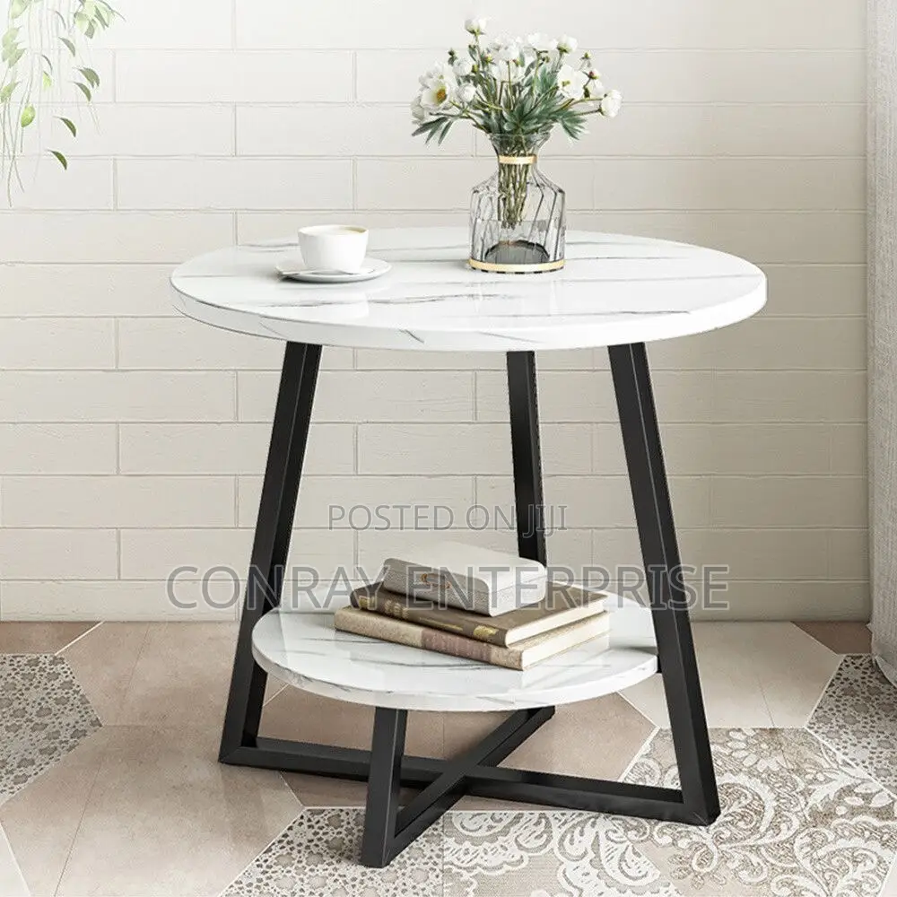 Faux Marble Circular Tabletop