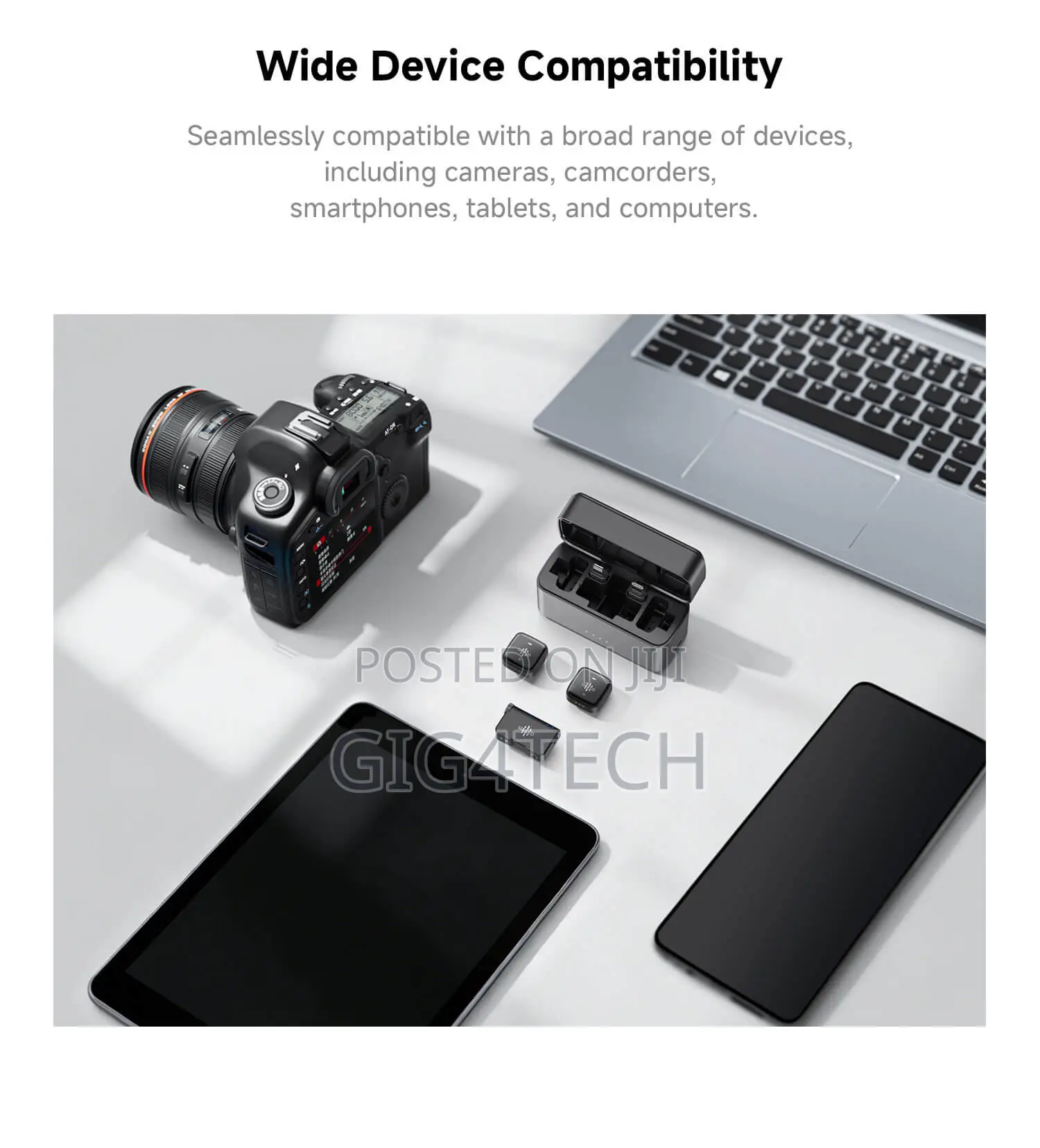 Luucco Airmic Lavalier Wireless Microphone for Camera and Smartphone