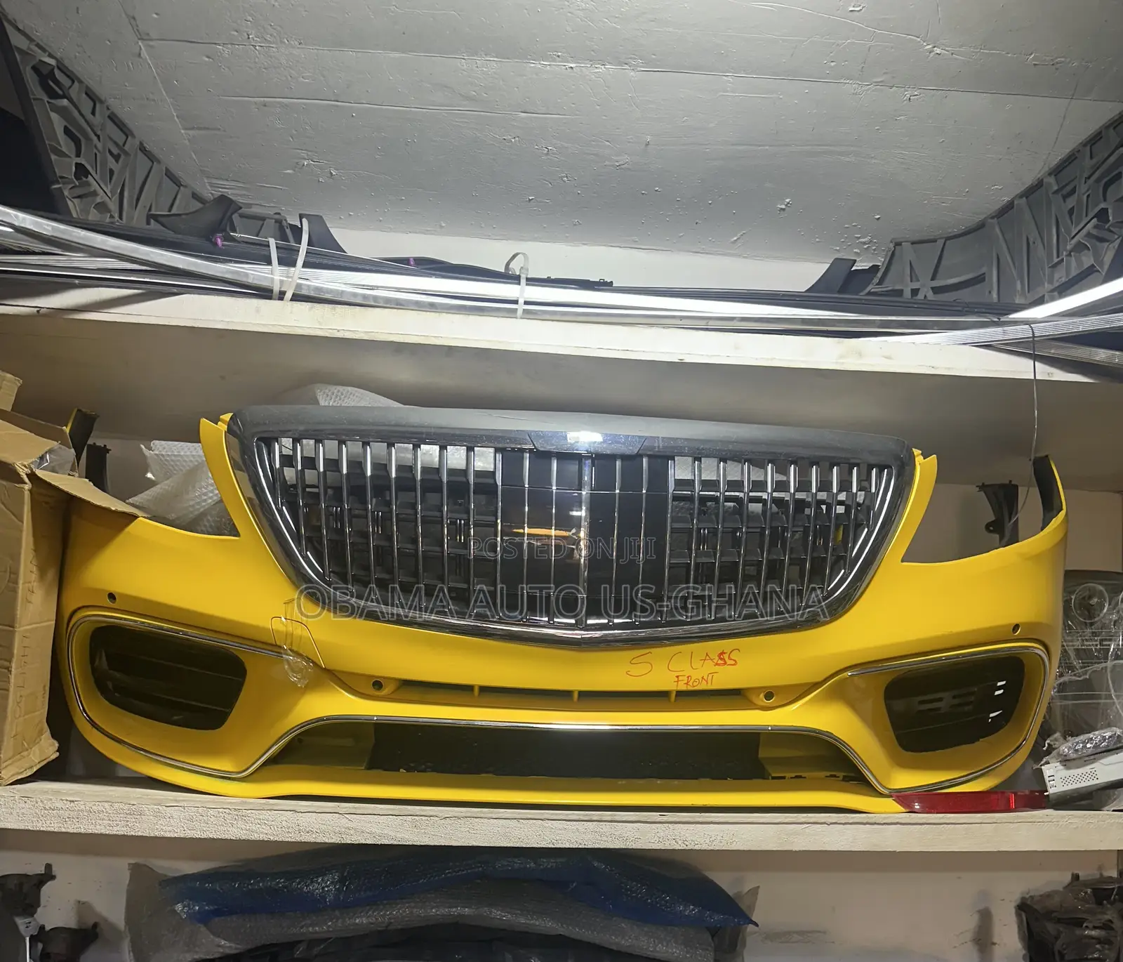Mercedes Benz S Class Mayback Style Front Bumper 2017 2018 2019 2020
