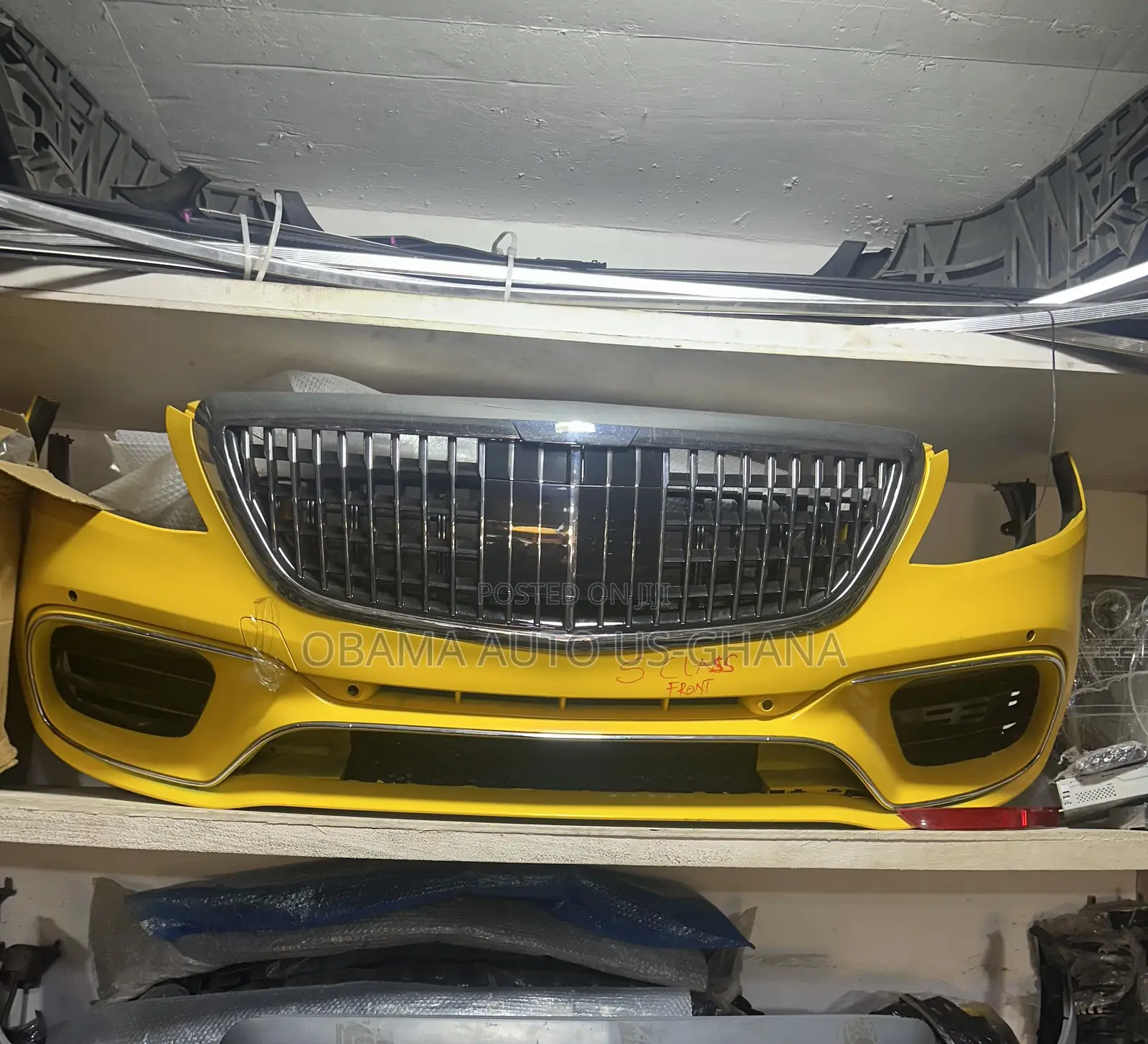 Mercedes Benz S Class Mayback Style Front Bumper 2017 2018 2019 2020