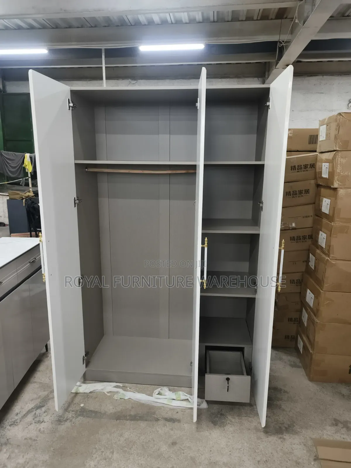 Heavy Duty Wooden Wardrobe