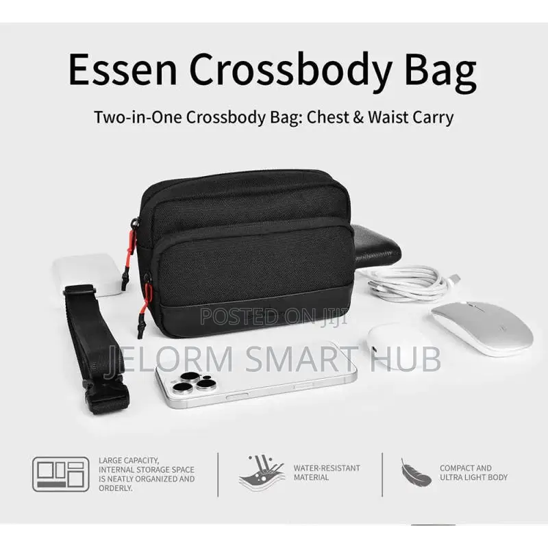Wiwu Essen 2 in 1 Crossbody Bag Travel Pouch