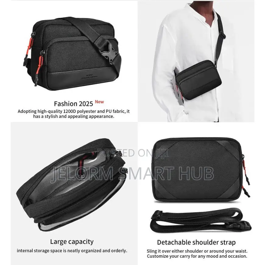 Wiwu Essen 2 in 1 Crossbody Bag Travel Pouch