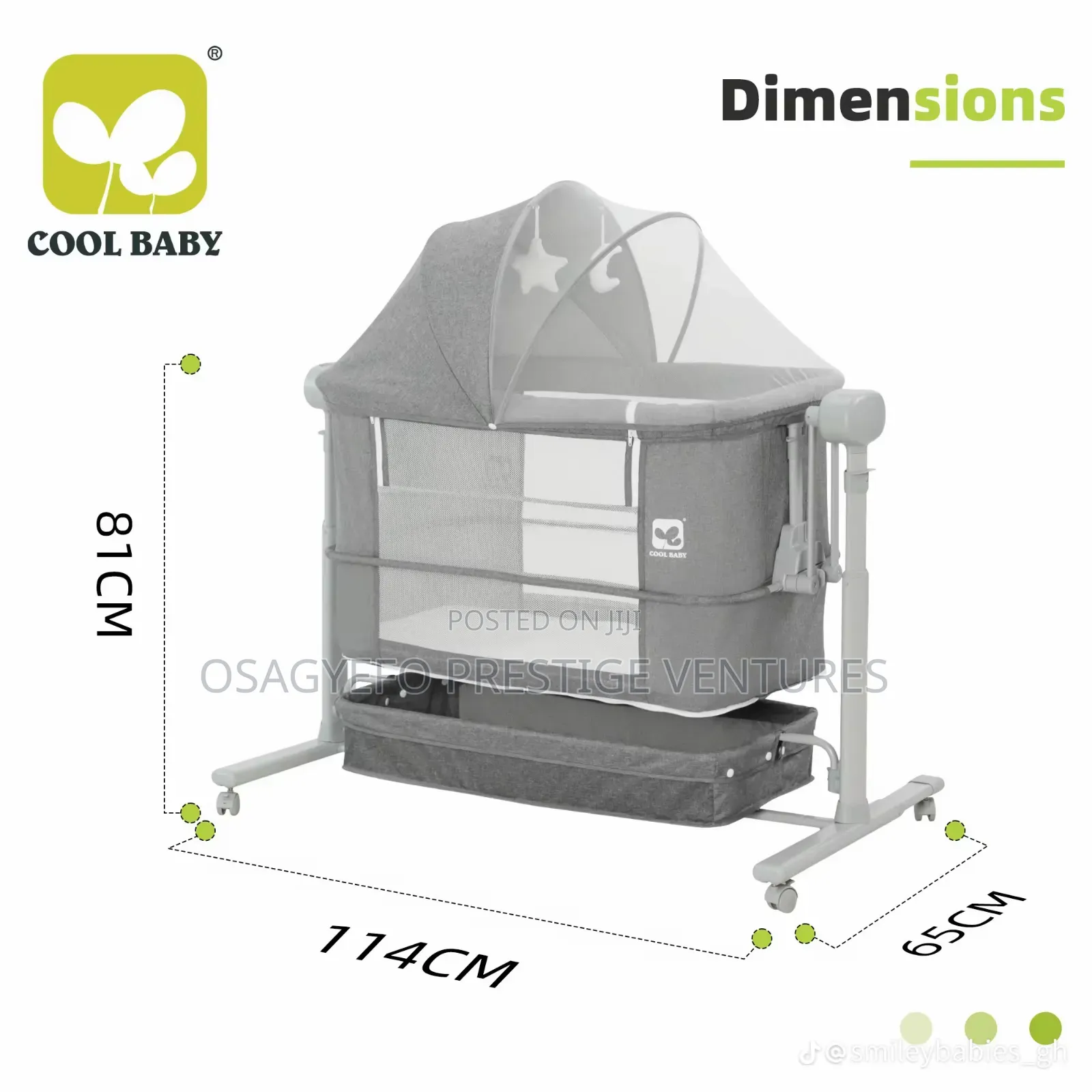 Cool Baby 4in1 Bassinet Of