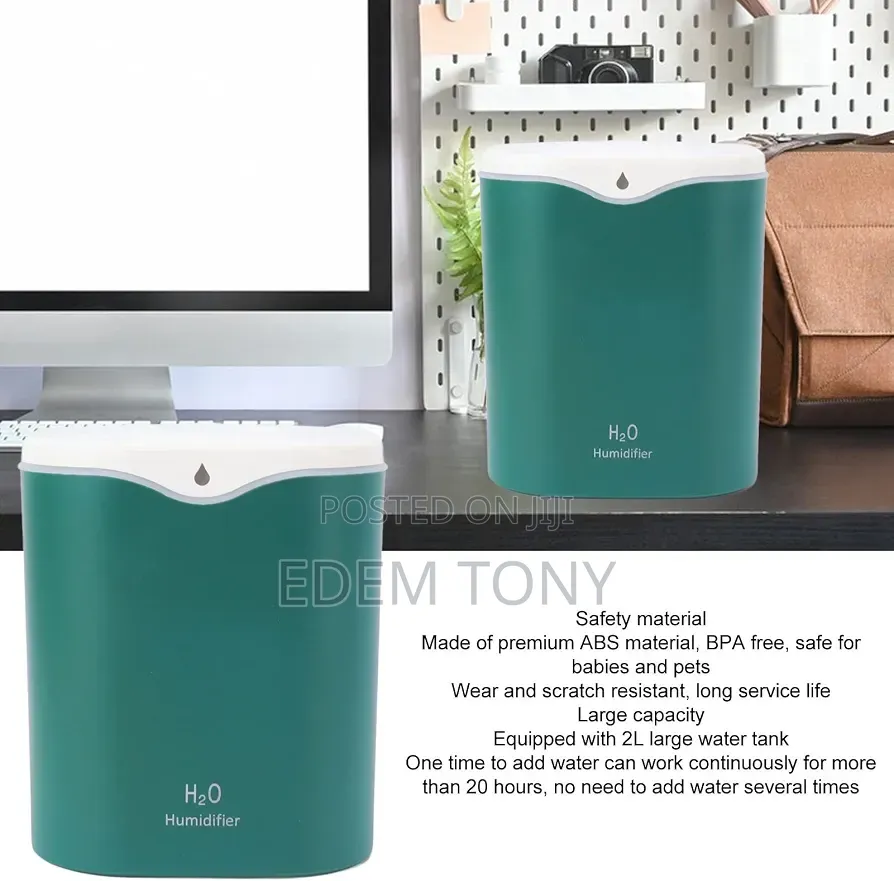 2 Liter - Double Jet Ultrasonic Humidifier