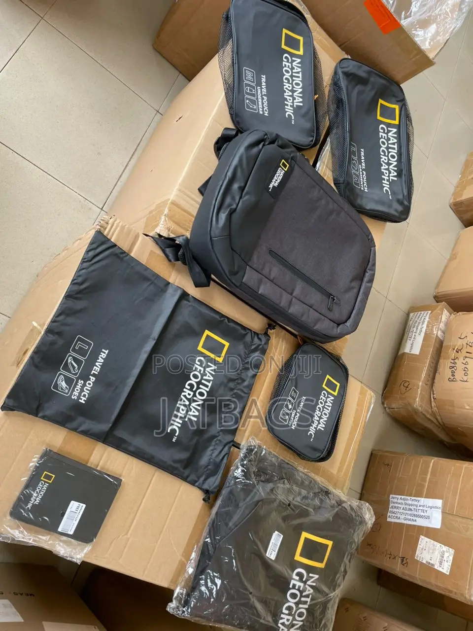 Waterproof Laptop Backpack Plus Travel Accessories (Free Delivery)
