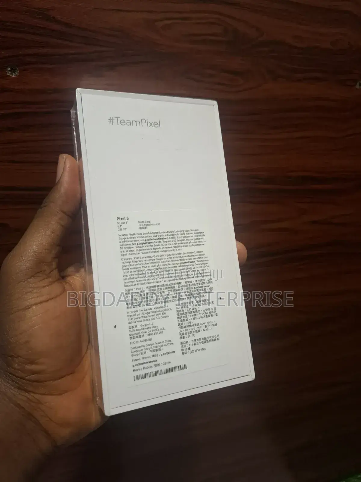 New Google Pixel 6 128 GB Rose Gold