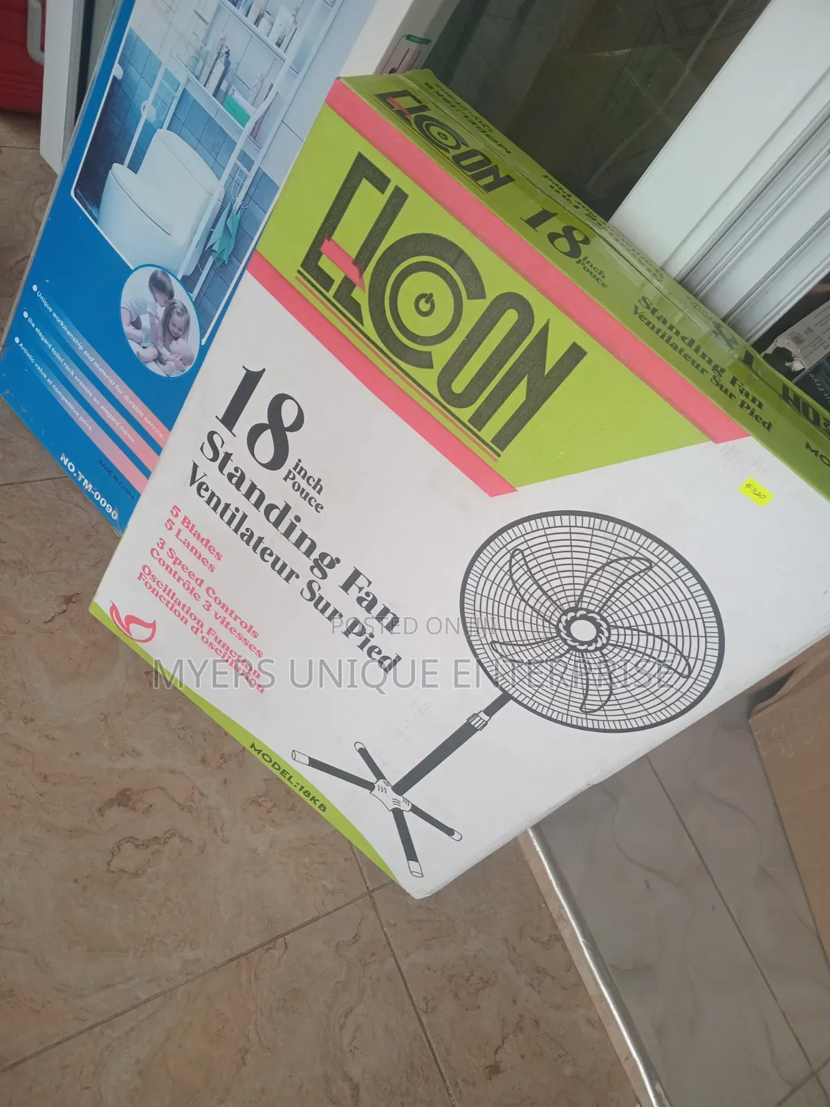 Elcon 18” Heavy Duty Standing Fan-big Size