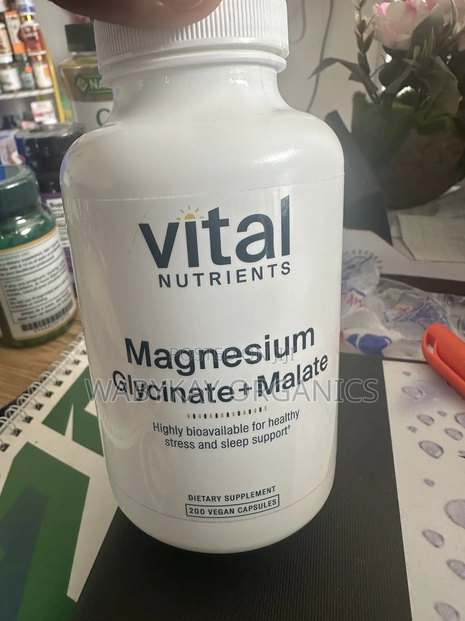 Vital Nutrients Magnesium Glycinate +Malate 200caps