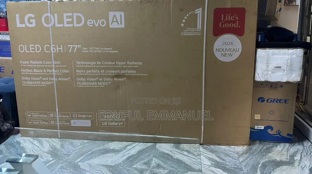 Lg 77" Class Oled Evo C6 2026 Model Uhd Smart HDR Ai Tv