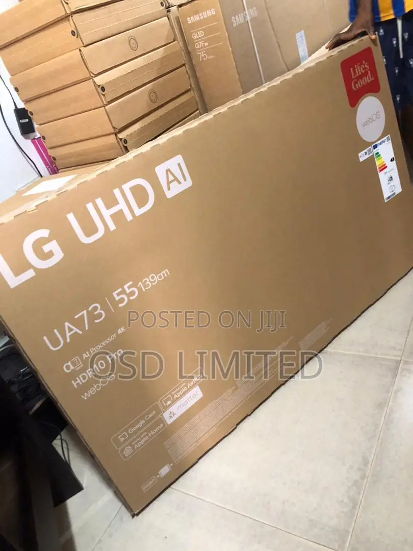 Immersive Audio Visuals: Lg 55" Smart Led Tv