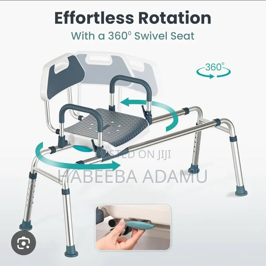 Shower Chair ( Long With Sliding and Swiveling )