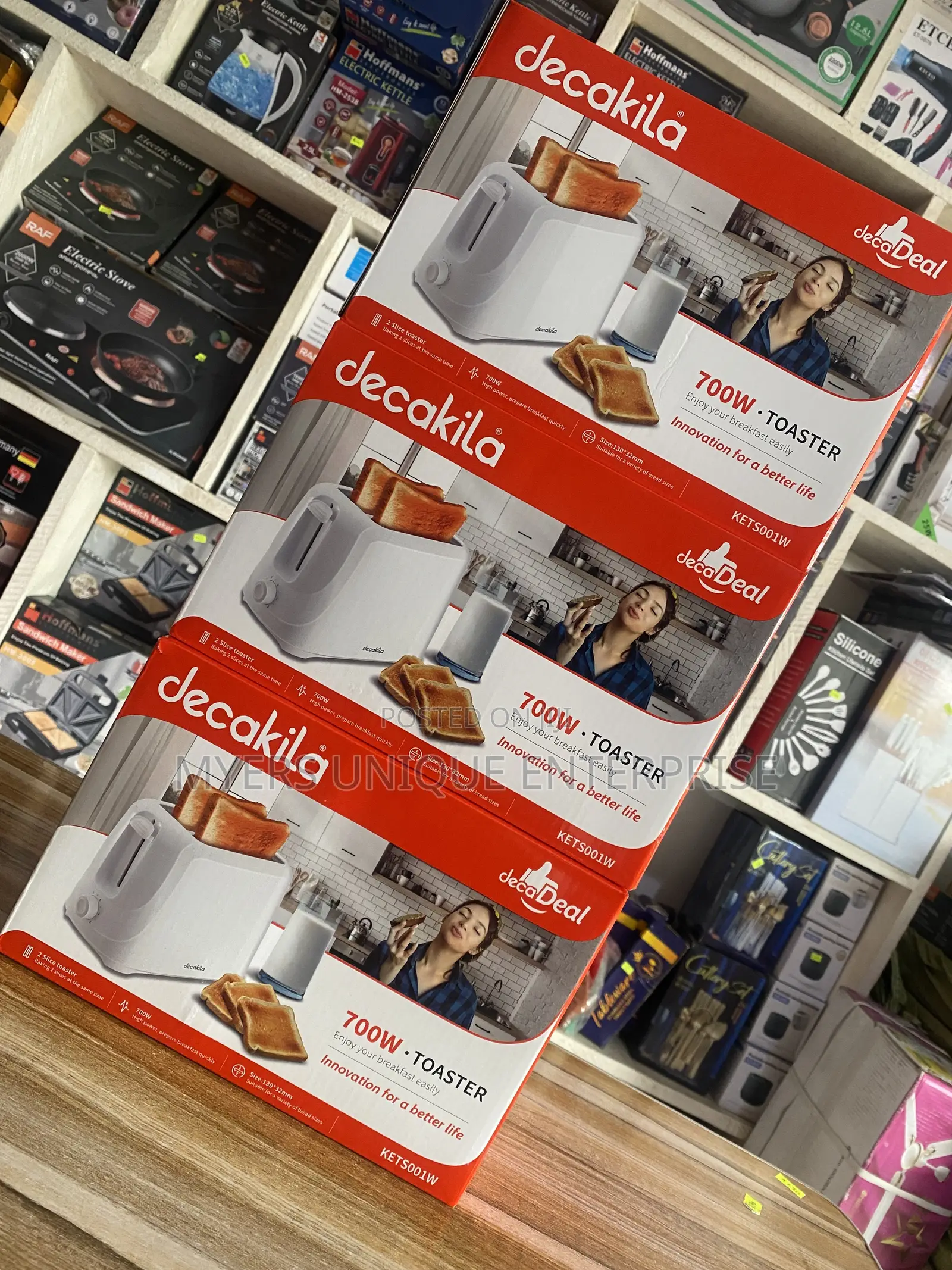 Multi Level Toaster Decakila-No More Burnt Bread