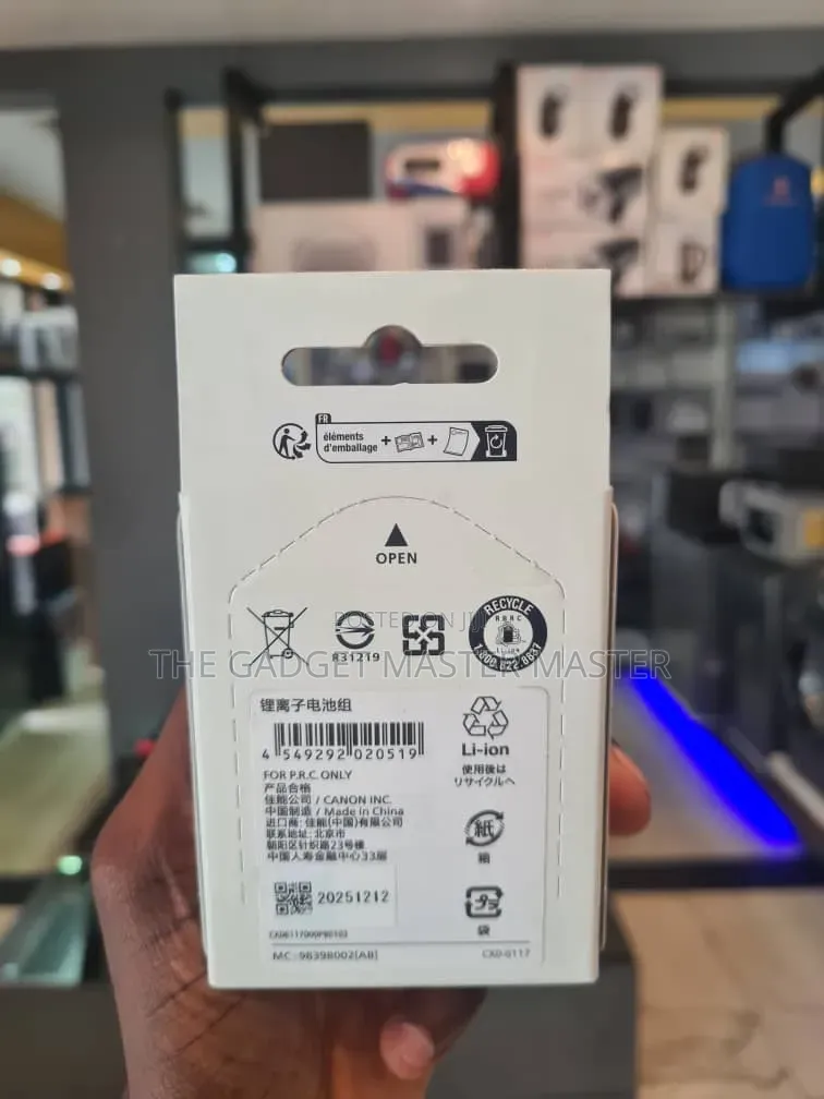 Canon Nb-13l Lithium-Ion 3.6v 1250mah Battery Pack