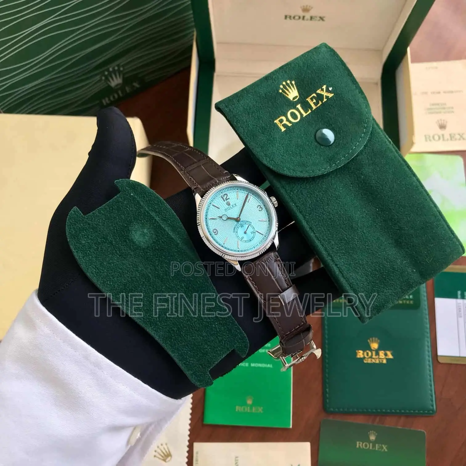 Rolex Perpetual 1908 Watch Featuring a 39mm Platinum