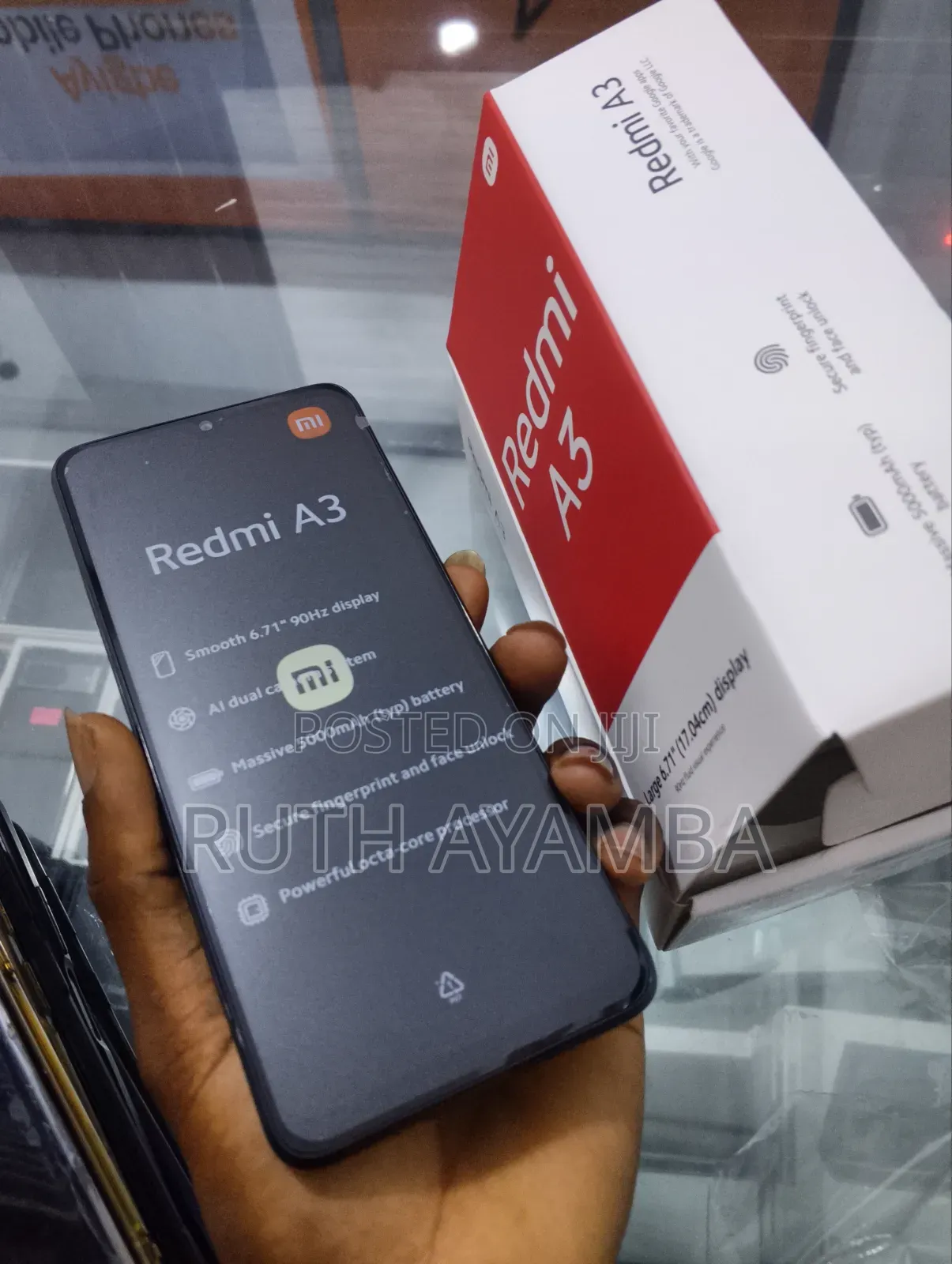 New Xiaomi Redmi A3 128 GB Black
