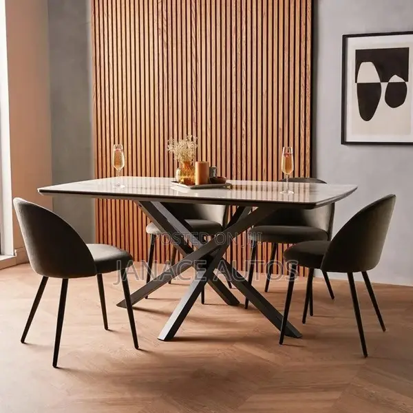 * Table Top Only* Bitia 89.5cm Marble Iron Dining Table