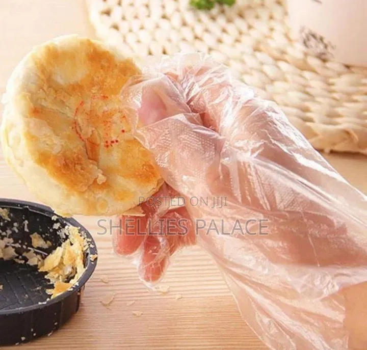 100 Pieces of Disposable Gloves for Cooking, Cleaning Etc