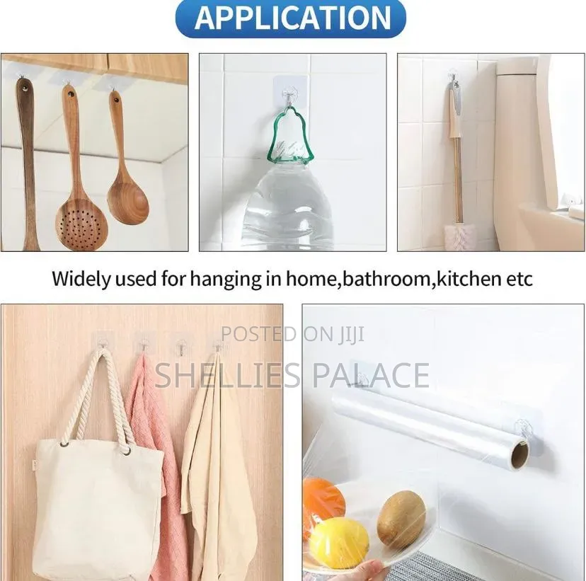 5pcs Adhesive Wall Hooks