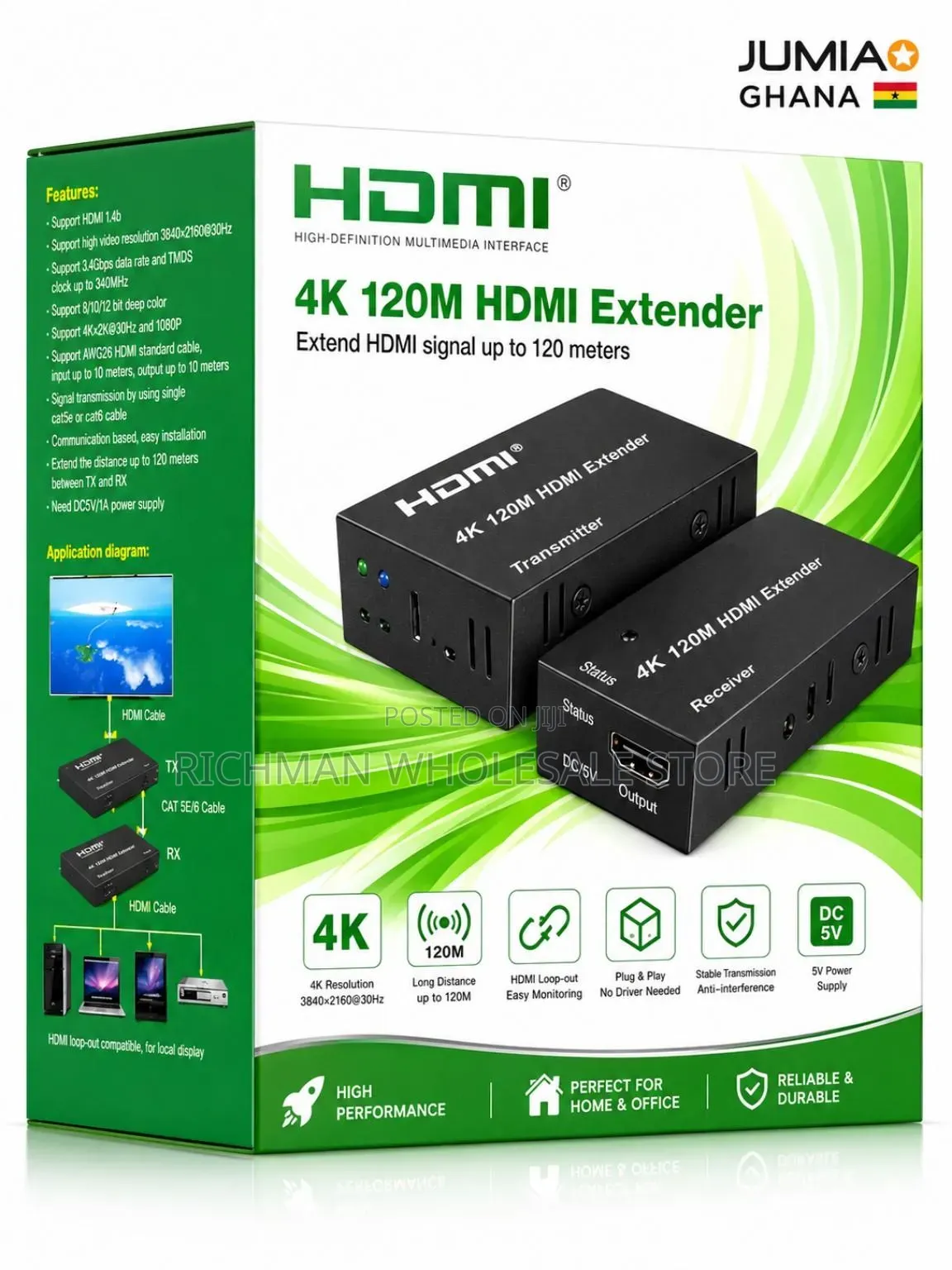 Hdmi Extender 120m Over Cat5e/Cat6 Cable,Hdmi Transmitter Receiver