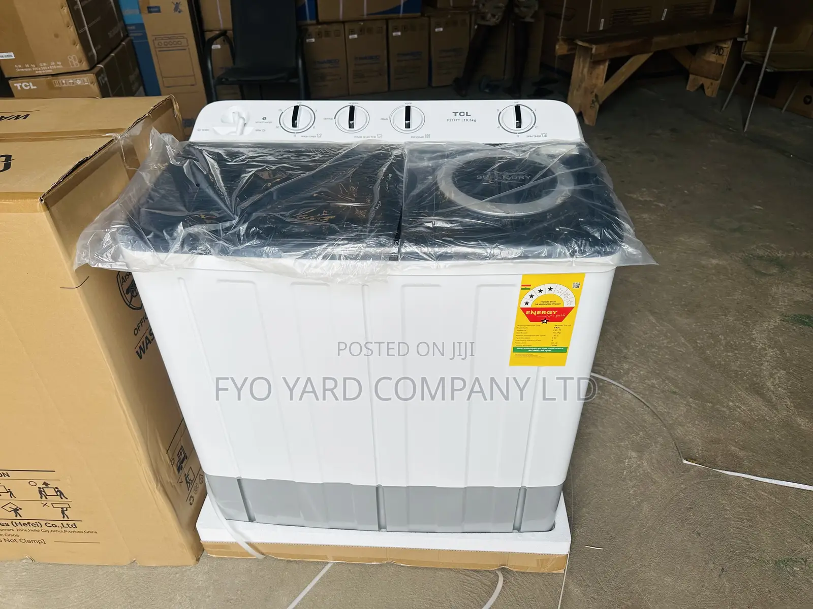 Clean Washing TCL Twin Tub 10kg Fast Washing Machine