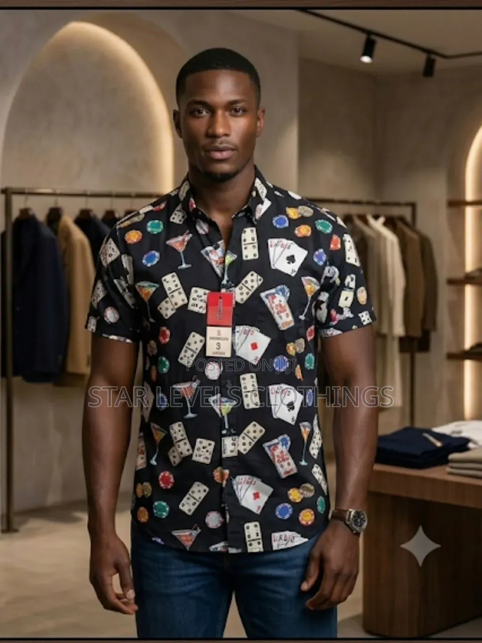 Men's Solid Button Up Short Sleeves Shirts Available From M to 4xl