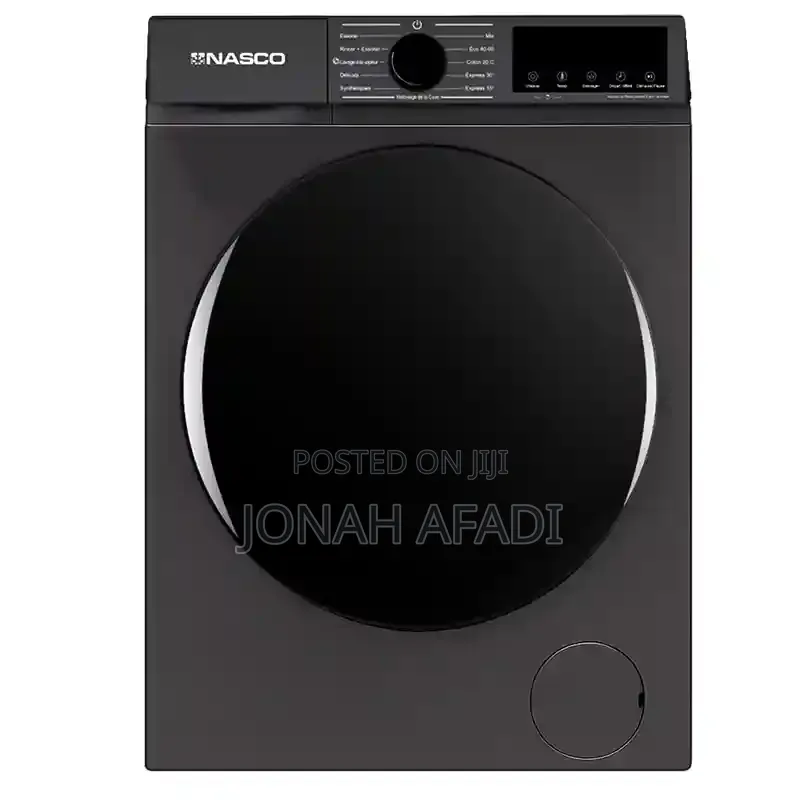 Nasco 12kg Front Load Washing Machine (Nasfl-Js12kg-S)